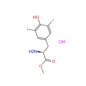 (S)-2-氨基-3-(4-羟基-3,5-二碘苯基)丙酸甲酯盐酸盐 151266-48-7