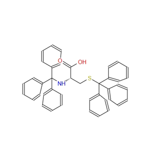 (R)-2-(三苯甲基氨基)-3-(三苯甲基硫基)丙酸 27686-50-6