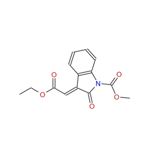 E-3-(2-ethoxy-2-oxoethylidene)-1-methoxycarbonyl-indoline-2-one 957137-04-1