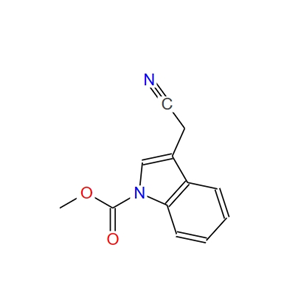 2-(1-methoxycarbonylindol-3-yl)acetonitrile 115610-85-0