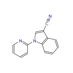 1-(pyridin-2yl)-1H-indole-3-carbonitrile 1146220-88-3