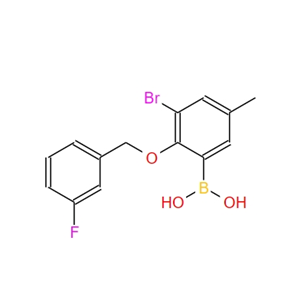 3-溴-2-(3′-氟苯氧基)-5-甲基苯基硼酸 849062-40-4