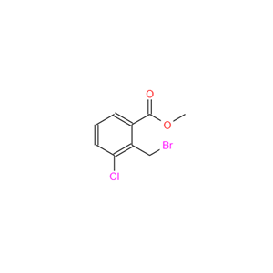 2-溴甲基-3-氯-苯甲酸甲酯,methyl 2-(bromomethyl)-3-chlorobenzoate