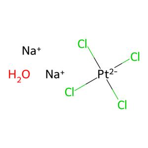 四氯铂(II)酸钠 水合物,Sodium tetrachloroplatinate(II) hydrate