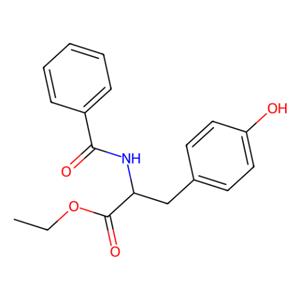 aladdin 阿拉丁 B105984 N-苯甲酰-L-酪氨酸乙酯(BTEE) 3483-82-7 98%
