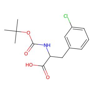 aladdin 阿拉丁 B101100 N-叔丁氧羰基-D-3-氯苯丙氨酸 80102-25-6 98%