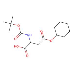 aladdin 阿拉丁 B113244 N-叔丁氧羰酰基-D-天冬氨酸4-环己酯 112898-18-7 98%