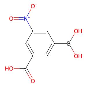 aladdin 阿拉丁 C104301 3-羧基-5-硝基苯硼酸 (含不同量的酸酐)  101084-81-5 97%