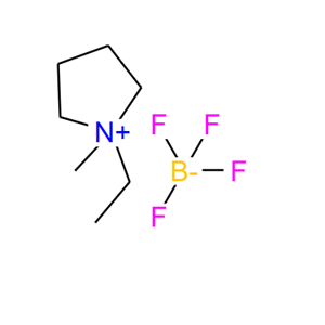 117947-85-0；1-乙基-1-甲基吡咯烷鎓四氟硼盐；1-ETHYL-1-METHYLPYRROLIDINIUM TETRAFLUOROBORATE