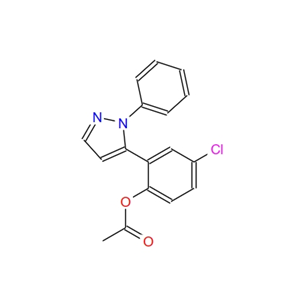 5-(5-氯-2-羥基苯基)-1-苯基吡唑乙酸酯 480438-38-8