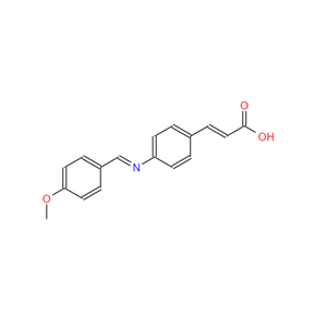 4-[(4-甲氧基苯基)氨基]肉桂酸,4-[(4-METHOXYBENZYLIDENE)AMINO]CINNAMIC ACID