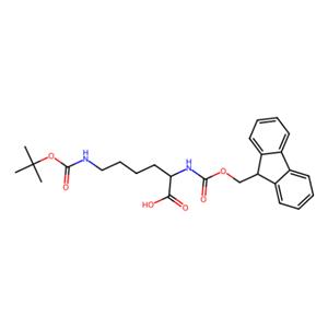 Nε-芴甲氧羰基-Nα-叔丁氧羰基-L-賴氨酸,Fmoc-Lys(Boc)-OH