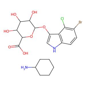 5-溴-4-氯-3-吲哚基-β-D-葡糖苷酸环己胺盐（X-GlcA）,X-GlcA
