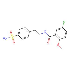 aladdin 阿拉丁 C124772 4-[2-(5-氯-2-甲氧基苯甲酰氨基)乙基]苯磺酰胺 16673-34-0 95%