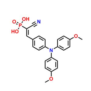 (2-(4-(bis(4-methoxyphenyl)amino)phenyl)-1-cyanovinyl)phosphonic acid