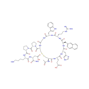 Acetyl-(Cys11,D-2-Nal14,Cys18)-β-MSH (11-22) amide 207678-81-7
