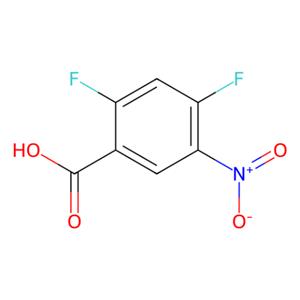 aladdin 阿拉丁 D131901 2,4-二氟-5-硝基苯甲酸 153775-33-8 97%