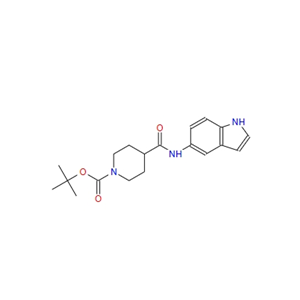 5-[1-(tert-butoxycarbonyl)piperidine-4-carbonylamino]indole 913388-34-8