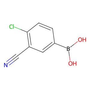 aladdin 阿拉丁 C134591 4-氯-3-氰基苯硼酸(含有数量不等的酸酐) 871332-95-5 98%