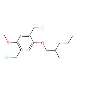aladdin 阿拉丁 B117930 2,5-二(氯甲基)- 1-甲氧基-4- (2-乙基已氧基)-苯 146370-52-7 98%