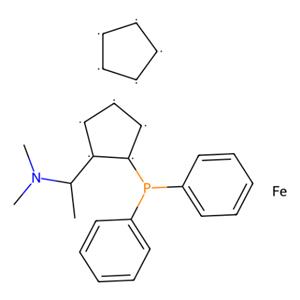 aladdin 阿拉丁 R102809 (R)-(-)-N,N-二甲基-1-(2-联苯膦基）二茂铁乙胺 55700-44-2 97%