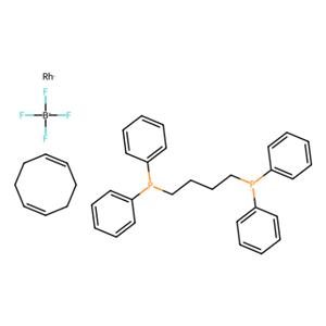 aladdin 阿拉丁 B118526 [1,4-双(二苯基膦基)丁烷](1,5-环辛二烯)铑(I)四氟硼酸盐 79255-71-3 98%