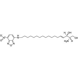 ω(7-硝基-2-1,3-苯并恶二唑-4-基)(2S,3R,4E)-2-氨基十八烷基-4-烯-1,3-二醇,omega(7-nitro-2-1,3-benzoxadiazol-4-yl)(2S,3R,4E)-2-aminooctadec-4-ene-1,3-diol