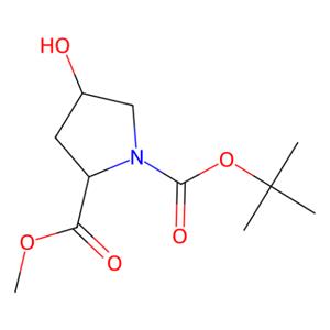 aladdin 阿拉丁 B124079 顺式-1-N-叔丁氧羰基-4-羟基-D-脯氨酸甲酯 114676-69-6 95%