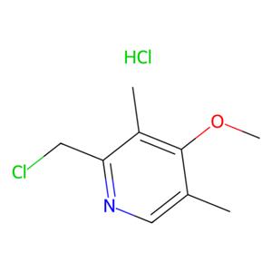 aladdin 阿拉丁 C108044 2-(氯甲基)-4-甲氧基-3,5-二甲基吡啶盐酸盐 86604-75-3 98%