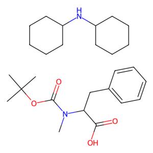 aladdin 阿拉丁 B117116 N-叔丁氧羰基-N-甲基-L-苯丙氨酸二环己胺盐 40163-88-0 97%