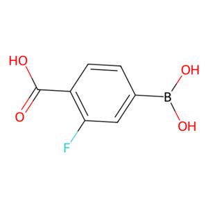 aladdin 阿拉丁 C120100 4-羧基-3-氟苯硼酸（含有不等量的酸酐） 120153-08-4 98%