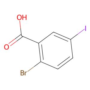 aladdin 阿拉丁 B132864 2-溴-5-碘苯甲酸 25252-00-0 97%