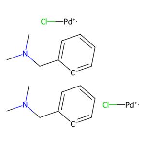 二-μ-氯双[2-[(二甲氨基)甲基]苯基-C,N]二钯(Ⅱ),Di-μ-chlorobis[2-[(dimethylamino)methyl]phenyl-C,N]dipalladium(II)