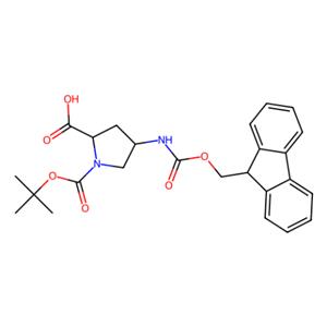 aladdin 阿拉丁 S134326 N-Boc-反式-4-(Fmoc-氨基）-L-脯氨酸 176486-63-8 97%
