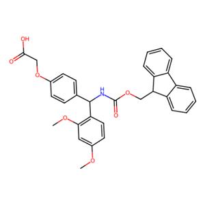 aladdin 阿拉丁 D110161 4-[(2,4-二甲氧基苯基)(Fmoc-氨基)甲基]苯氧乙酸 145069-56-3 98%