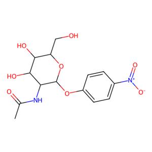 4-硝基苯基-2-乙酰氨基-2-脱氧-β-D-吡喃葡萄糖苷,4-Nitrophenyl 2-acetamido-2-deoxy-β-D-glucopyranoside