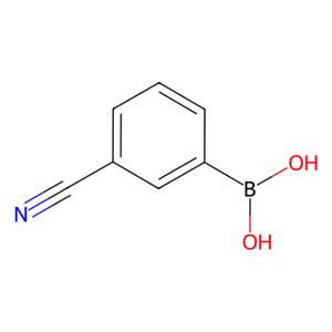 3-氰基苯硼酸 (含不同量的酸酐),3-Cyanophenylboronic acid (contains varying amounts of Anhydride)