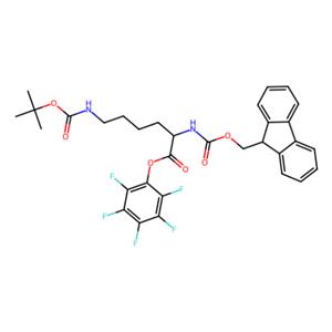 aladdin 阿拉丁 F116833 N-芴甲氧羰基-N'-叔丁氧羰基-L-赖氨酸五氟苯酯 86060-98-2 98%