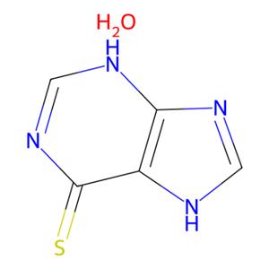 aladdin 阿拉丁 M111820 6-巯基嘌呤 一水合物 6112-76-1 98%