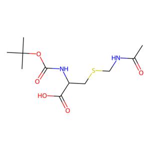 aladdin 阿拉丁 B116684 S-乙酰胺基甲基-N-叔丁氧羰基-L-半胱氨酸 19746-37-3 98%