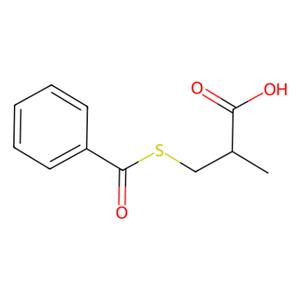 aladdin 阿拉丁 S161040 (S)-3-(苯甲酰硫代)-2-甲基丙酸 72679-02-8 98%