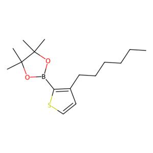 aladdin 阿拉丁 H157311 3-己基-2-(4,4,5,5-四甲基-1,3,2-二氧杂环戊硼烷-2-基)噻吩 850881-09-3 97%