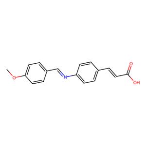 4-[(4-甲氧基苯亞甲基)氨基]肉桂酸,4-[(4-Methoxybenzylidene)amino]cinnamic Acid