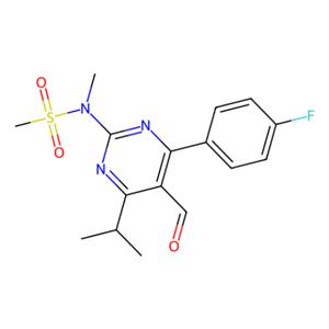 aladdin 阿拉丁 F122337 4-(4-氟苯基)-6-异丙基-2-(N-甲基-N-甲磺酰基氨基)-5-嘧啶甲醛 147118-37-4 98%