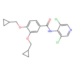 aladdin 阿拉丁 B190798 N-(3,5-二氯吡啶-4-基)-3,4-双环丙基甲氧基苯甲酰胺 1391052-24-6 97%