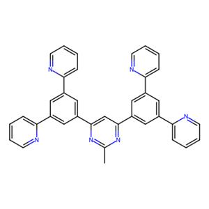 aladdin 阿拉丁 B292986 4,6-双(3,5-二(2-吡啶)基苯基)-2-甲基嘧啶 1266181-51-4 Sublimed >99%