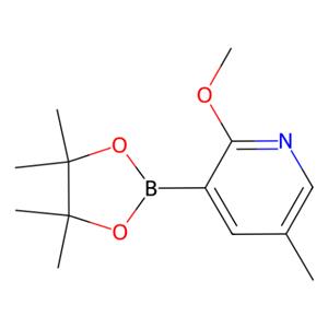 aladdin 阿拉丁 M165833 2-甲氧基-5-甲基吡啶-3-硼酸频哪醇酯 1083168-84-6 97%
