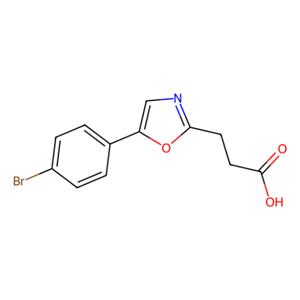 aladdin 阿拉丁 B168859 5-(4-溴苯基)噁唑-2-丙酸 23464-96-2 97%