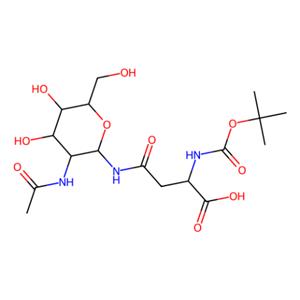 aladdin 阿拉丁 N159758 Nω-(2-乙酰氨基-2-脱氧-β-D-吡喃葡萄糖酰基)-Nα-(叔丁氧羰基)-L-天冬酰胺 137255-40-4 >96.0%(HPLC)