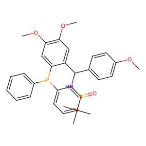 [S(R)]-N-[(S)-[2-(二苯基膦)-4,5-二甲氧基苯基](4-甲氧基苯基)甲基]-2-叔丁基亚磺酰胺,[S(R)]-N-[(S)-[2-(Diphenylphosphino)-4,5-dimethoxyphenyl)](4-methoxyphenyl)methyl]-2-methyl-2-propanesulfinamide